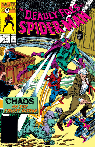 Deadly Foes Of Spider-Man #2 - Marvel - 1991