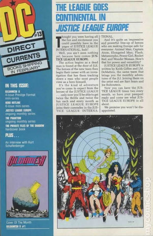 DC Direct Currents #13 - DC Comics - 1989