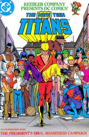 New Teen Titans #12 - DC Comics - 1983 - Keebler Compnay Drug Awareness Special