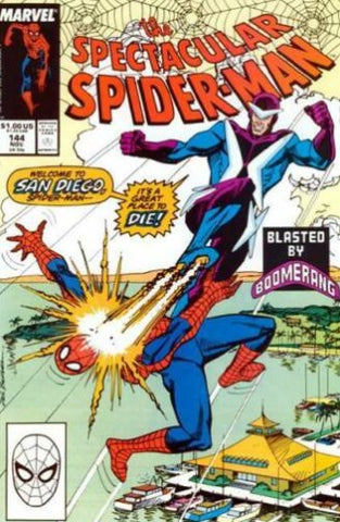 Spectacular Spider-Man #144 - Marvel Comics - 1988