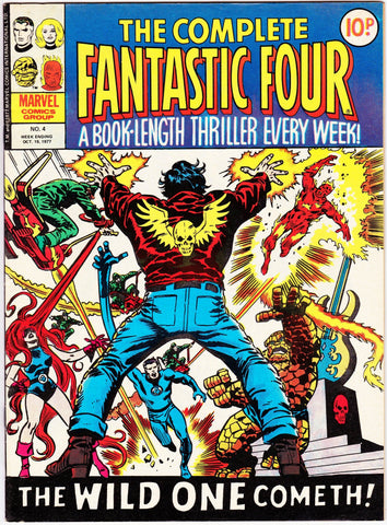 The Complete Fantastic Four #4 - British Comic - Marvel Comics - 1977
