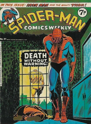 Spider-Man Comics Weekly #91 - Marvel Comics / British - 1974