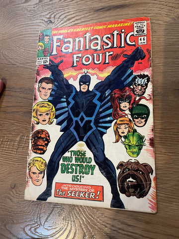 Fantastic Four #46 - Marvel Comics - 1966 ** 1st app Black Bolt
