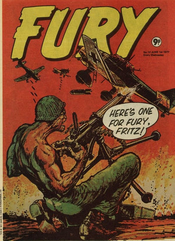 Fury #12 - British Comic - Marvel Comics - June 1st 1977