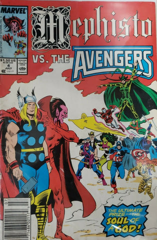Mephisto vs. The Avengers #4 - Marvel Comics - 1987