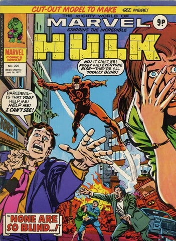 The Mighty World of Marvel #226 - Marvel Comics / British - 1977