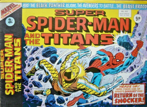 Super Spider-Man #202 - Marvel Comics / British - 1976