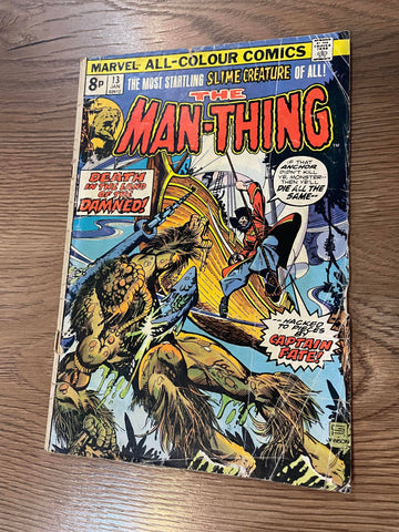 The Man-Thing #13 - Marvel Comics - 1975