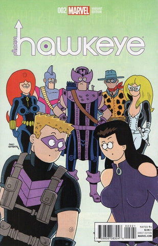 All-New Hawkeye #2 - Marvel Comics - 2016 - 1:10 Fred Hembeck Variant