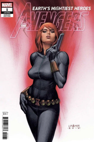 Avengers #1 - Marvel Comics -2018 - Linsner Trade Dress Variant Black Widow