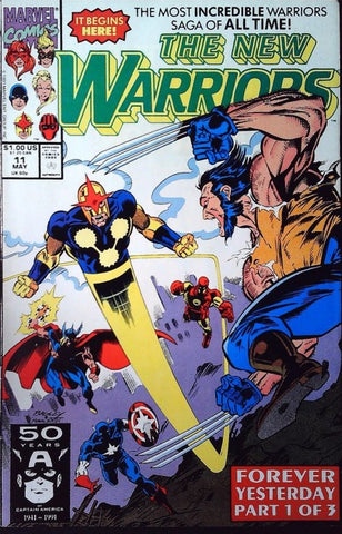 New Warriors #11 - Marvel Comics - 1991