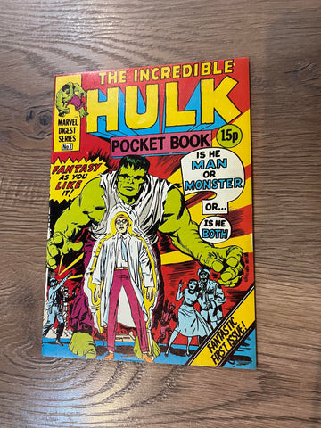 Incredible Hulk Pocket Book #1 - Marvel Digest Series - 1980