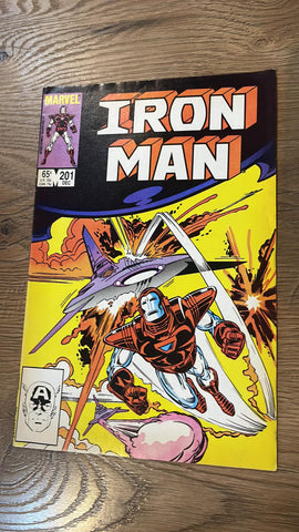 Iron Man #201 - Marvel Comics - 1985
