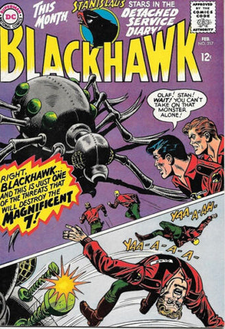 Blackhawk #217 - DC Comics - 1966