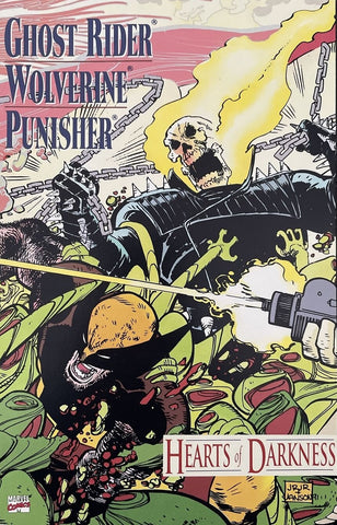 Ghost Rider Wolverine Punisher Hearts Of Darkness TPB -  Marvel - 1991