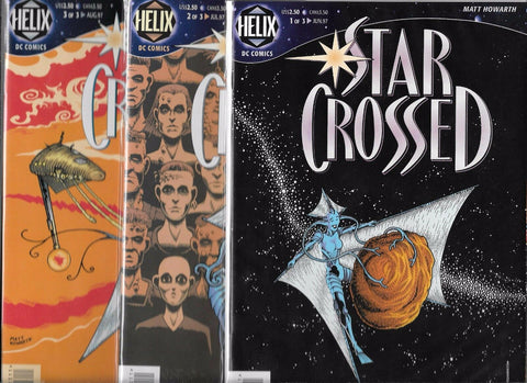 Star Crossed #1-3 - DC Helix - 1997 - Full Set