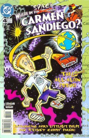 Where in the World is Carmen Sandiego? #4 - DC Comics - 1997