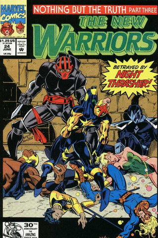 New Warriors #24 - Marvel Comics - 1992