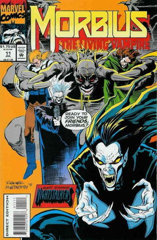 Morbius: The Living Vampire #15 - Marvel Comics - 1993