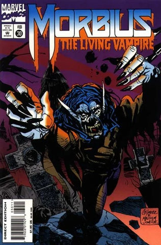 Morbius: The Living Vampire #30 - Marvel Comics - 1995