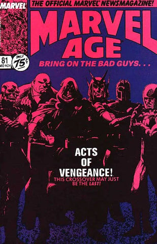 Marvel Age #81 - Marvel Comics - 1989