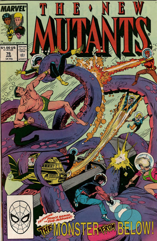 The New Mutants #76 - Marvel Comics - 1989