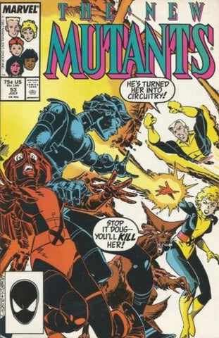 The New Mutants #53 - Marvel Comics - 1987