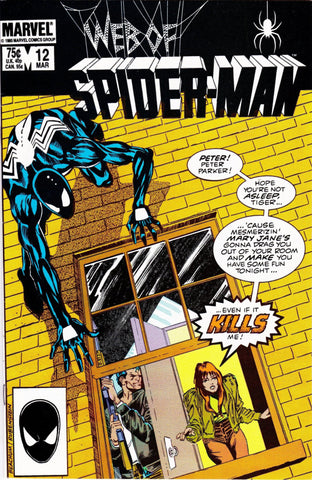 Web of Spider-Man #12 - Marvel Comics - 1985