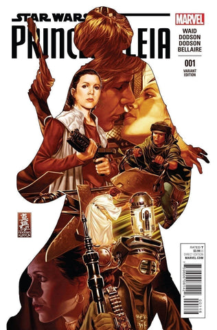 Star Wars Princess Leia #1 - Marvel Comics - 2015 - Brooks 1:50 Variant
