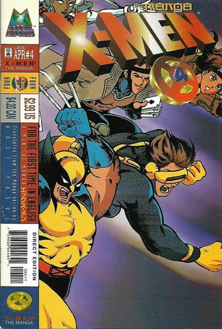 X-Men: The Manga #4 - Marvel Comics - 1998