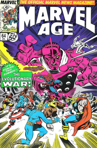 Marvel Age #64 - Marvel Comics - 1988
