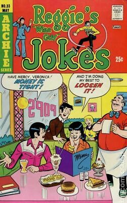 Reggie's Wise Guy Jokes #33 - Archie Comics - 1975