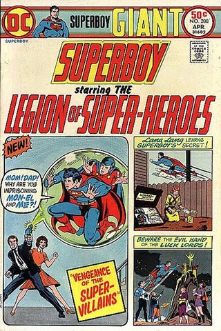 Superboy #208 -  DC Comics - 1975