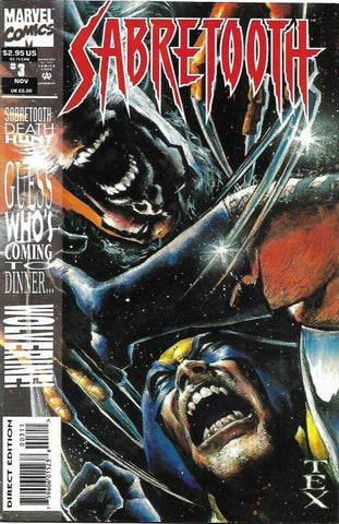 Sabretooth #3 - Marvel Comics - 1993