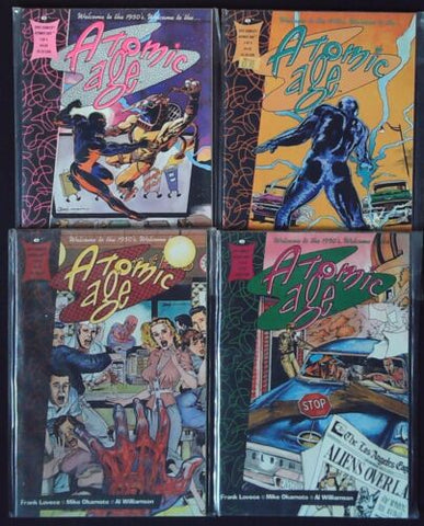 Atomic Age #1 - #4 (Full set of four comics) - Epic Comics - 1990
