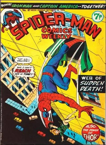 Spider-Man Comics Weekly #91 - Marvel Comics / British - 1974
