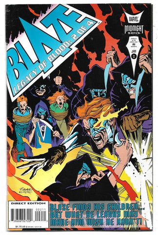 Blaze Legacy of Blood #2 - Marvel Comics - 1993