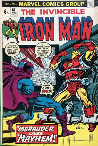 Iron Man #61 - Marvel Comics - 1973 - PENCE Copy