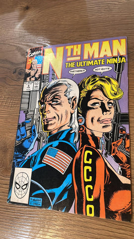 Nth Man the Ultimate Ninja #9 - Marvel Comics - 1990