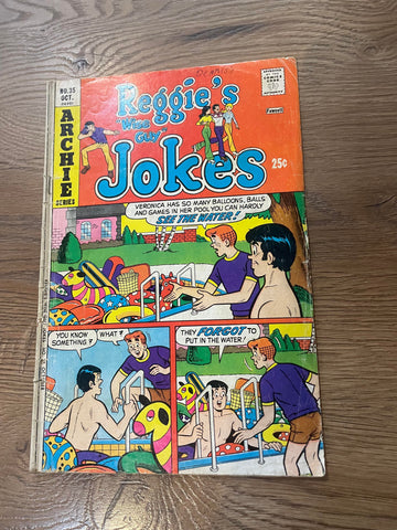 Reggie's Wise Guy Jokes #35 - Archie Comics - 1975