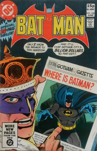 Batman #336 - DC Comics - 1981