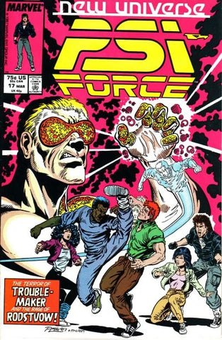 PSI Force #17 - Marvel Comics - 1987