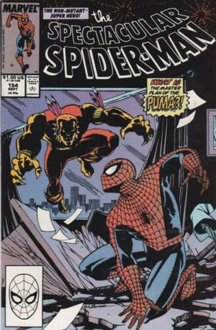 Spectacular Spider-Man #154 - Marvel Comics - 1989