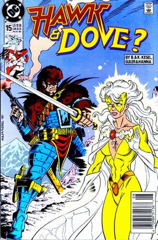 Hawk & Dove #15 - DC Comics - 1990