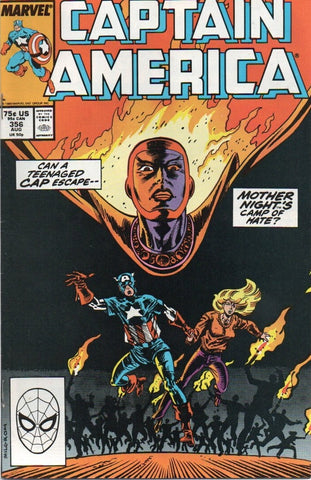 Captain America #356 - Marvel Comics - 1989