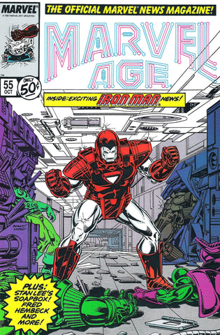 Marvel Age #55 - Marvel Comics - 1987