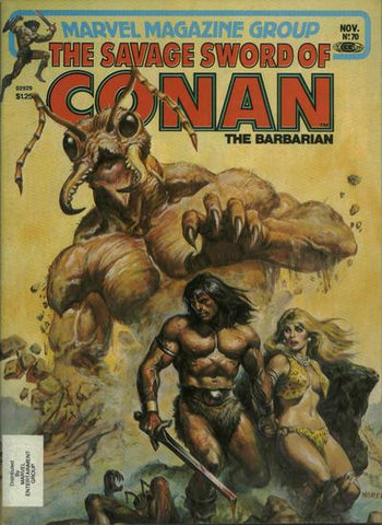 Savage Sword Of Conan #70 - Marvel - 1981
