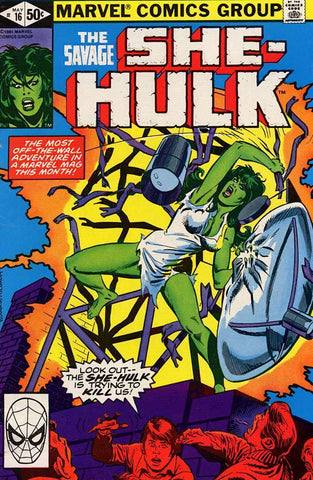 The Savage She-Hulk #16 - Marvel Comics - 1981