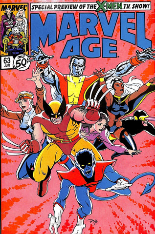 Marvel Age #63 - Marvel Comics - 1988
