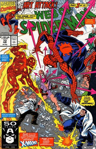 Web Of Spider-Man #73 - Marvel Comics - 1990
